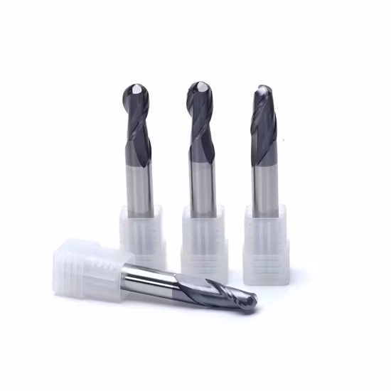 Твердые концевые фрезы из карбида для сферической концевой фрезы металлообрабатывающей промышленности